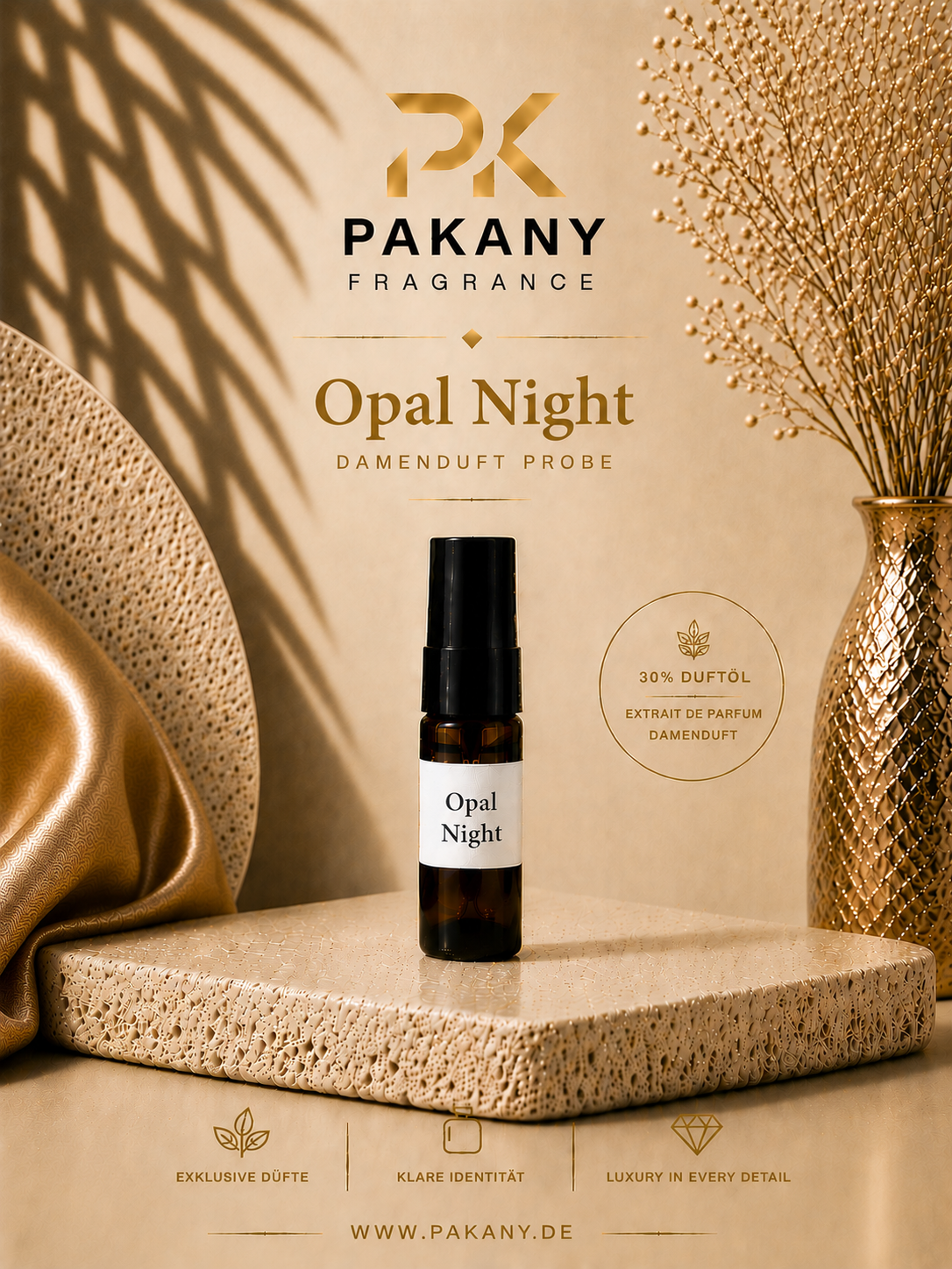 Opal Night by Pakany® – Luxuriöses Damenparfum