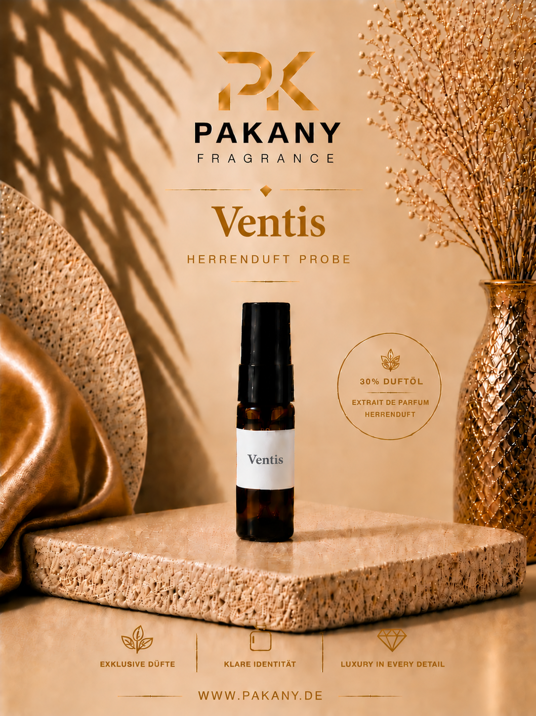 Ventis by Pakany® – Luxuriöses Herrenparfüm