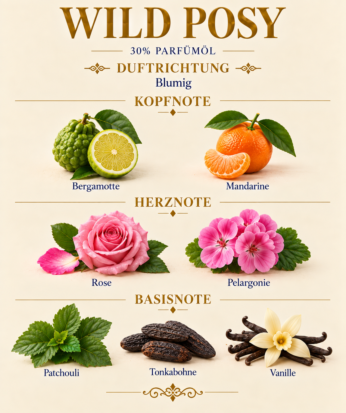 Wild Posy 2 ml Duftprobe von Pakany®