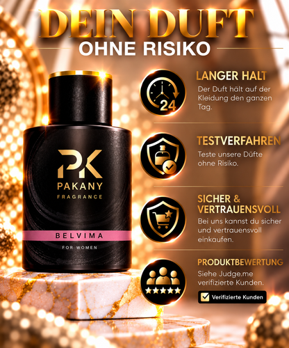 Belvima by Pakany® – Luxuriöses Damenparfum