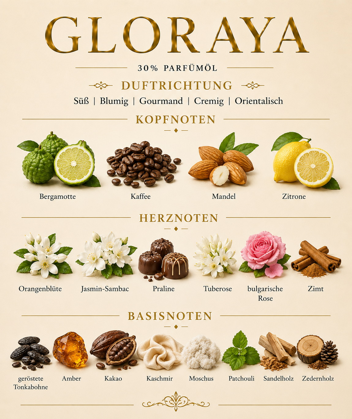 Gloraya by Pakany® – Luxuriöses Damenparfüm