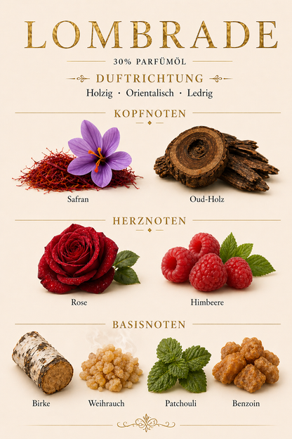 Lombrade by Pakany® – Luxuriöses Herrenparfum