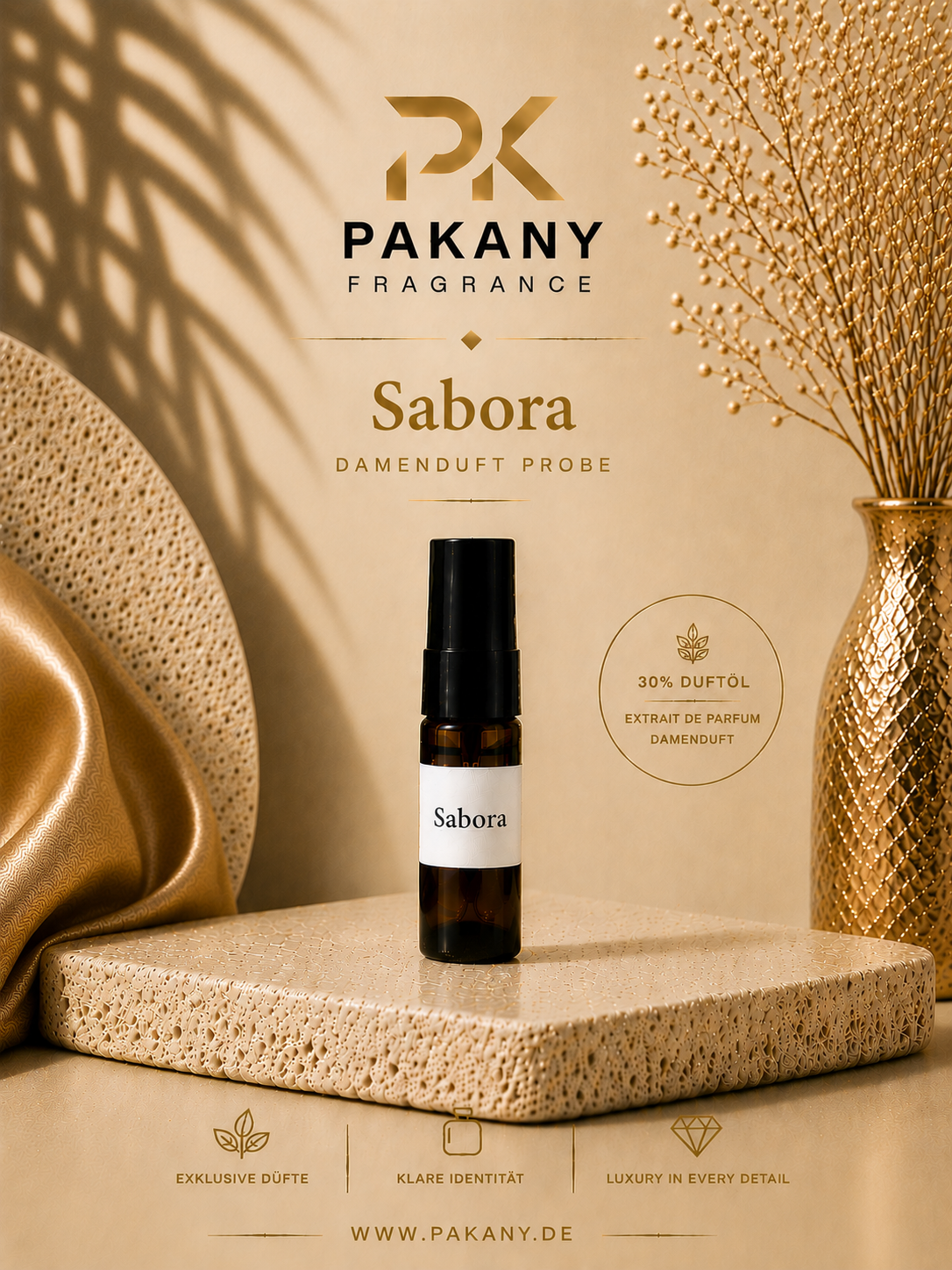 SABORA by Pakany® – Luxuriöses Damenparfum