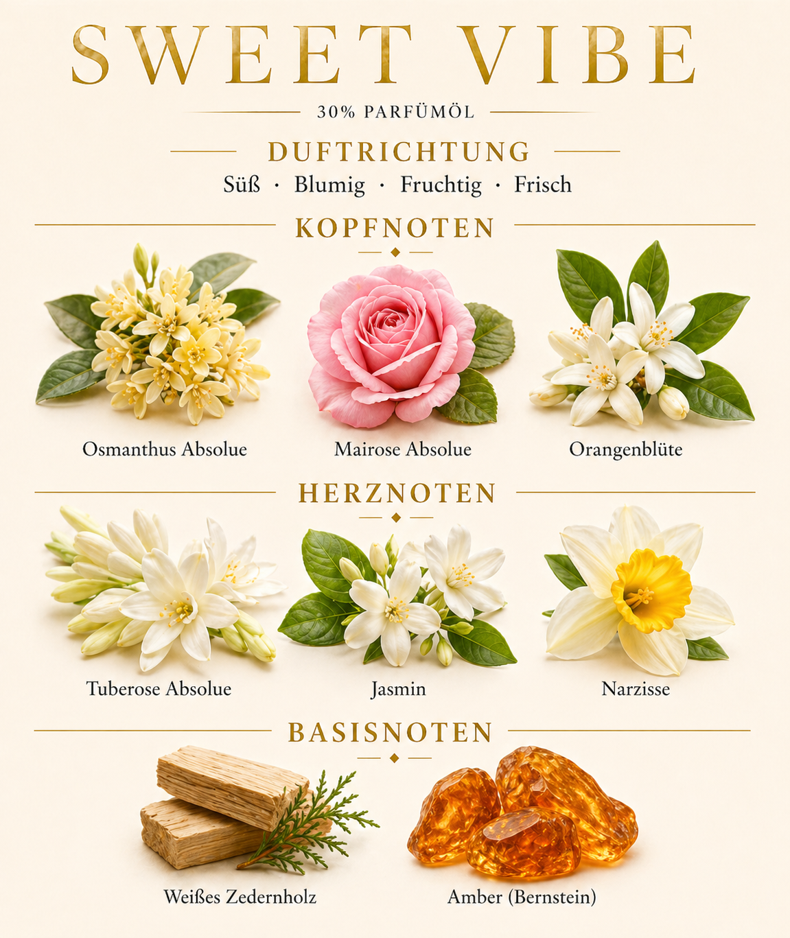 SWEET VIBE by Pakany® – Luxuriöses Damenparfum